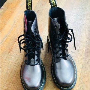Dr. Marten Pewter color boots